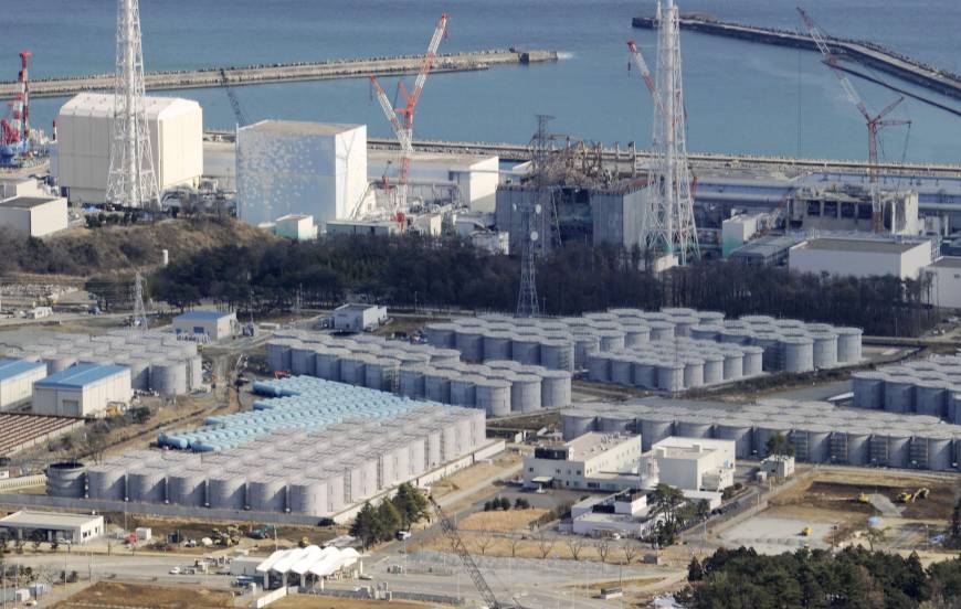 Le site de Fukushima Daiichi, vue aérienne